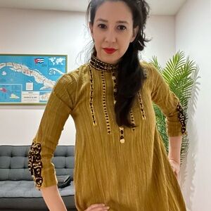 Vintage, Neru Neck Dress